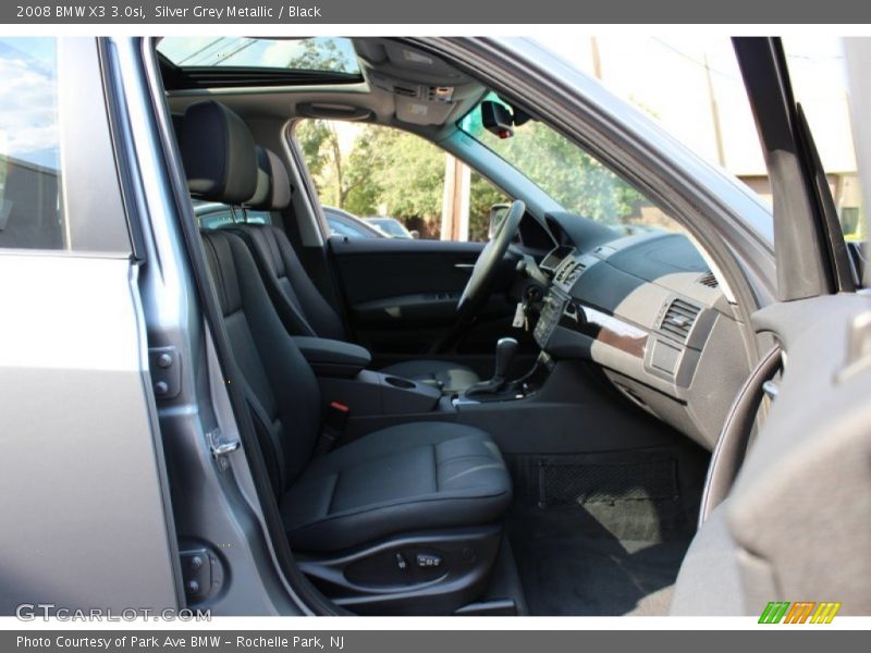 Silver Grey Metallic / Black 2008 BMW X3 3.0si