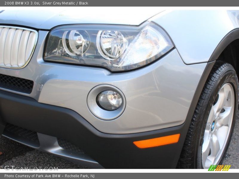 Silver Grey Metallic / Black 2008 BMW X3 3.0si