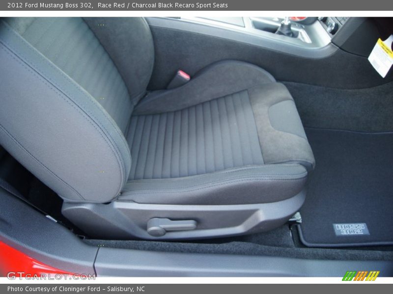  2012 Mustang Boss 302 Charcoal Black Recaro Sport Seats Interior