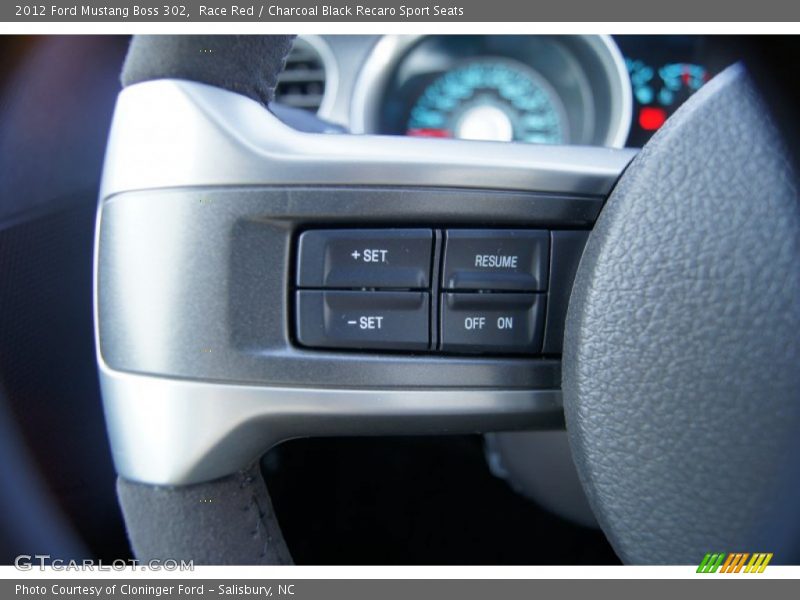 Controls of 2012 Mustang Boss 302