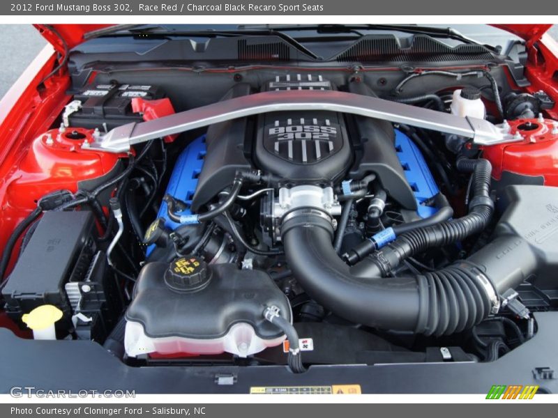  2012 Mustang Boss 302 Engine - 5.0 Liter Hi-Po DOHC 32-Valve Ti-VCT V8