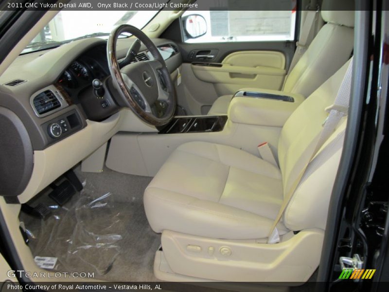 Onyx Black / Cocoa/Light Cashmere 2011 GMC Yukon Denali AWD