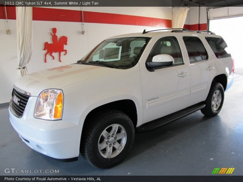 Summit White / Light Tan 2011 GMC Yukon SLT 4x4