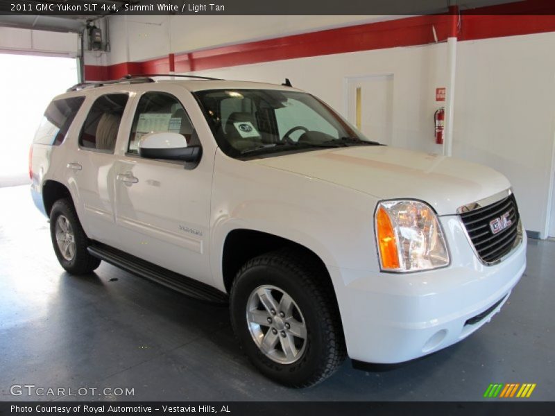 Summit White / Light Tan 2011 GMC Yukon SLT 4x4