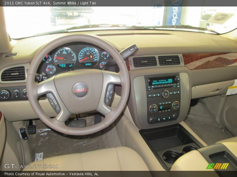 Summit White / Light Tan 2011 GMC Yukon SLT 4x4