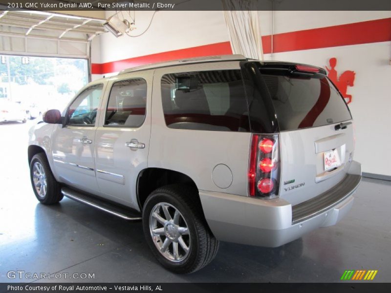 Pure Silver Metallic / Ebony 2011 GMC Yukon Denali AWD