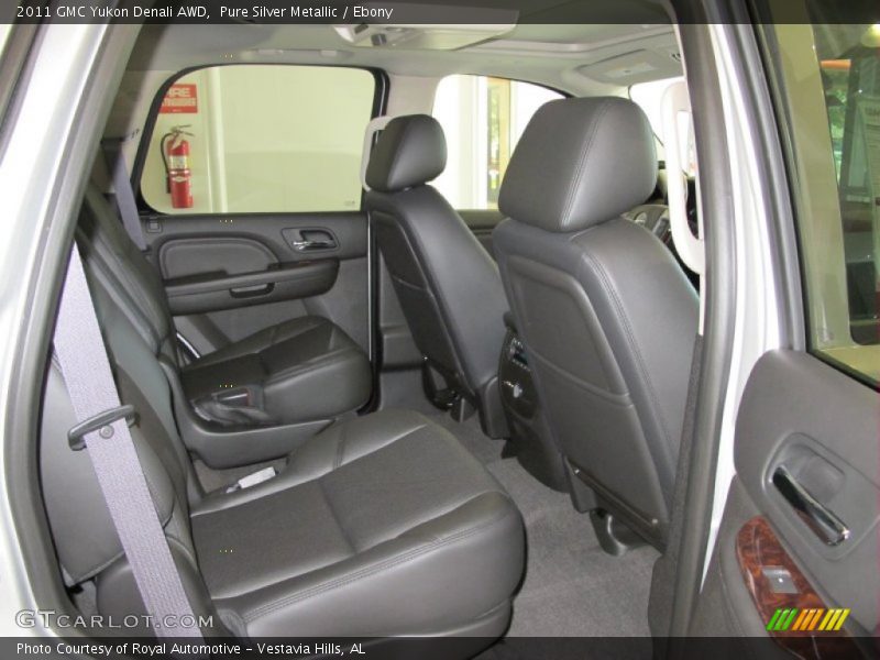 Pure Silver Metallic / Ebony 2011 GMC Yukon Denali AWD