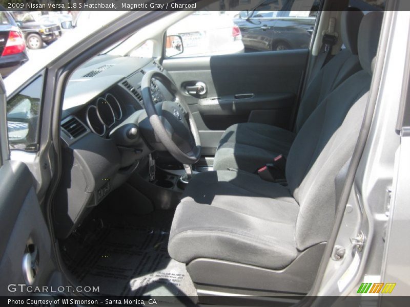 Magnetic Gray / Charcoal 2009 Nissan Versa 1.8 S Hatchback