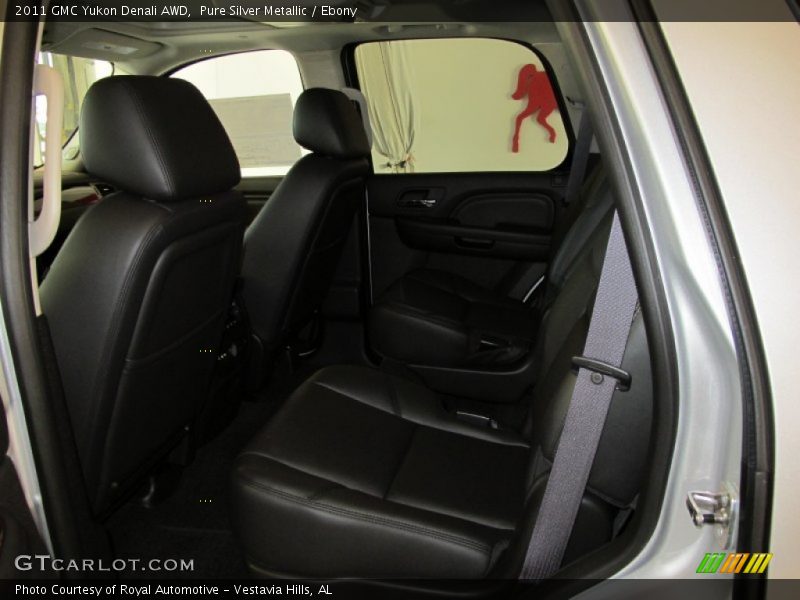 Pure Silver Metallic / Ebony 2011 GMC Yukon Denali AWD