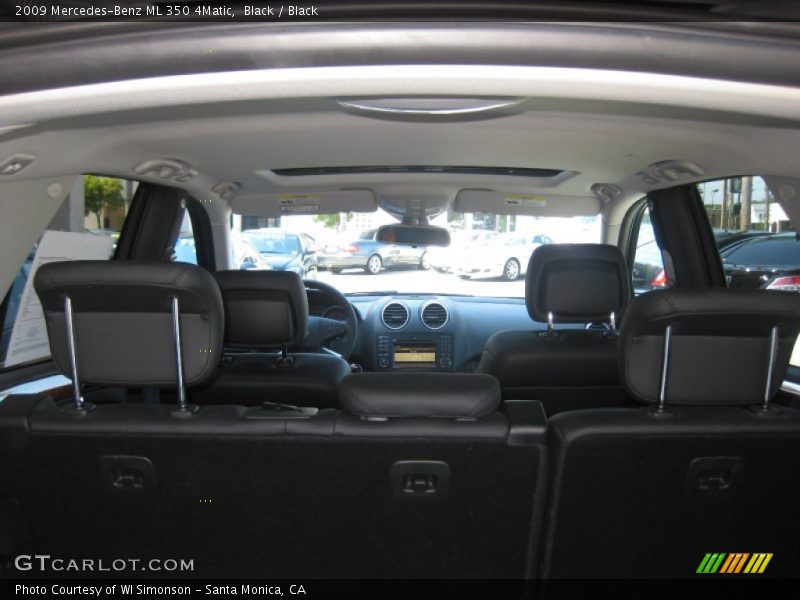 Black / Black 2009 Mercedes-Benz ML 350 4Matic