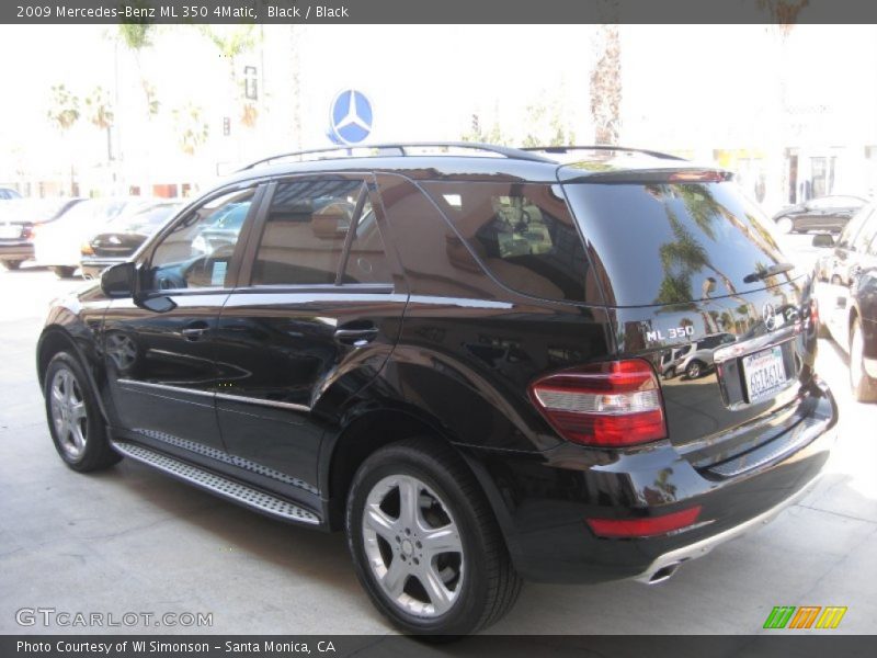 Black / Black 2009 Mercedes-Benz ML 350 4Matic