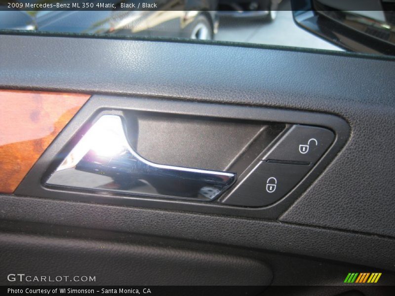 Black / Black 2009 Mercedes-Benz ML 350 4Matic