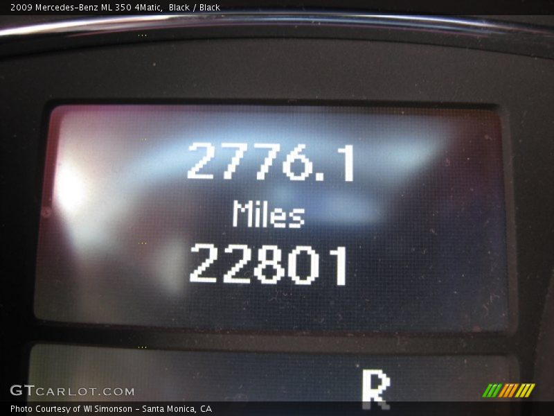 Black / Black 2009 Mercedes-Benz ML 350 4Matic