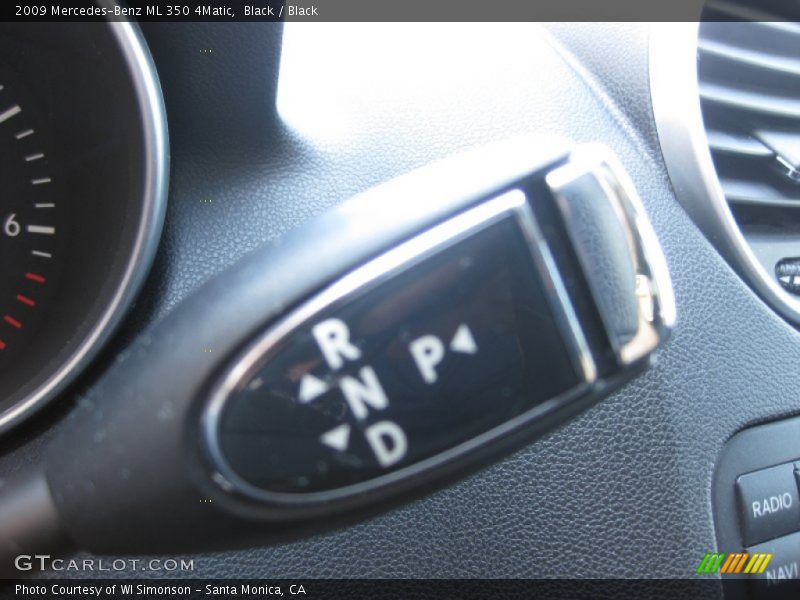 Black / Black 2009 Mercedes-Benz ML 350 4Matic