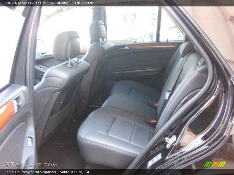 Black / Black 2009 Mercedes-Benz ML 350 4Matic