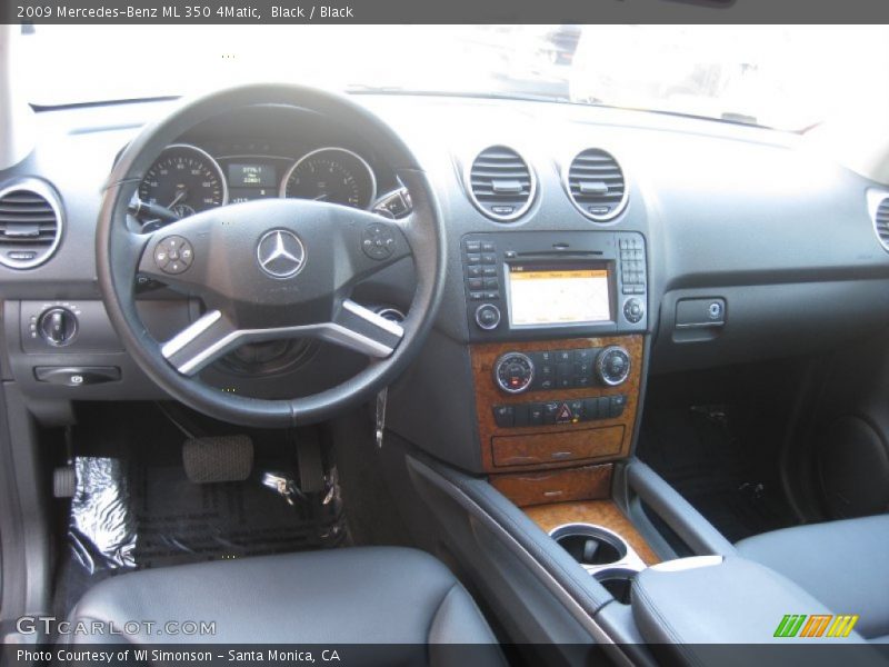 Black / Black 2009 Mercedes-Benz ML 350 4Matic