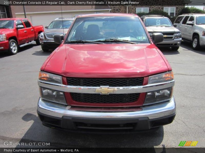 Dark Cherry Red Metallic / Medium Dark Pewter 2005 Chevrolet Colorado LS Regular Cab