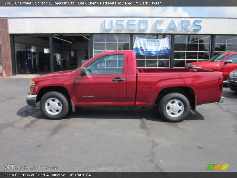 Dark Cherry Red Metallic / Medium Dark Pewter 2005 Chevrolet Colorado LS Regular Cab