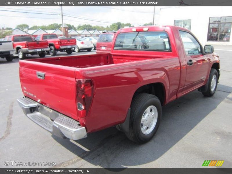 Dark Cherry Red Metallic / Medium Dark Pewter 2005 Chevrolet Colorado LS Regular Cab