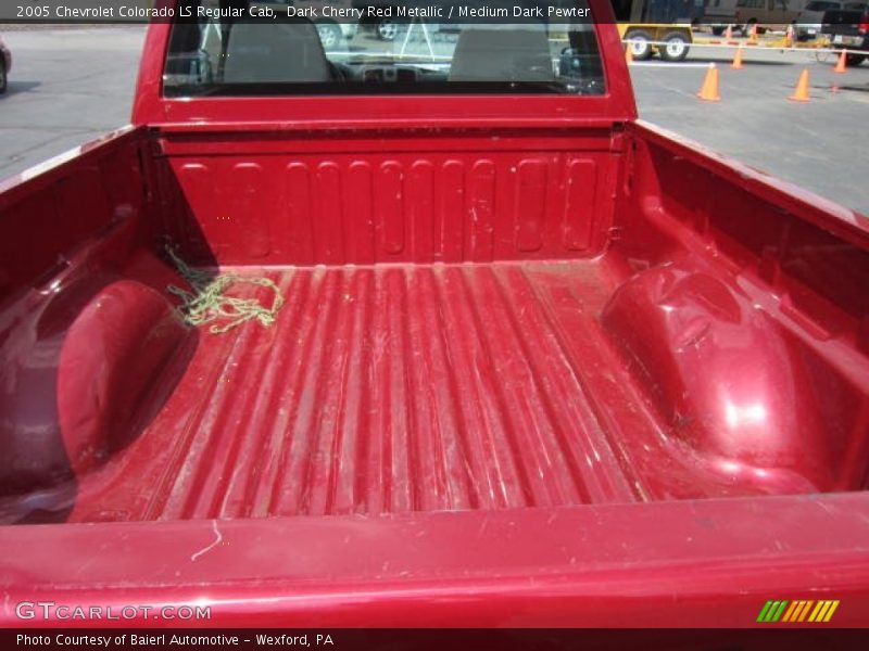 Dark Cherry Red Metallic / Medium Dark Pewter 2005 Chevrolet Colorado LS Regular Cab