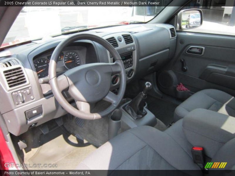 Medium Dark Pewter Interior - 2005 Colorado LS Regular Cab 