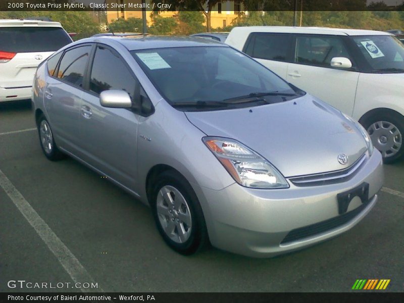 Classic Silver Metallic / Gray 2008 Toyota Prius Hybrid