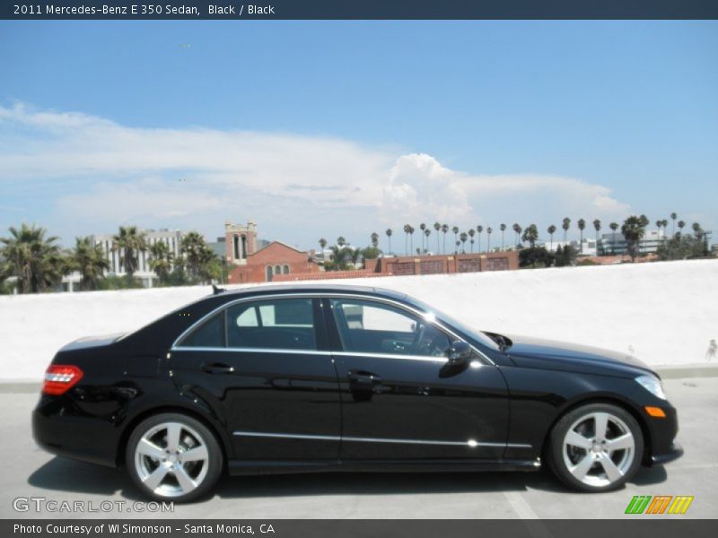 Black / Black 2011 Mercedes-Benz E 350 Sedan