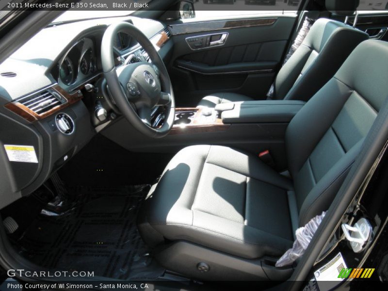 Black / Black 2011 Mercedes-Benz E 350 Sedan