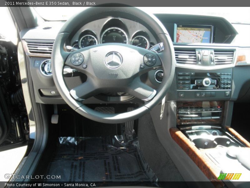Black / Black 2011 Mercedes-Benz E 350 Sedan