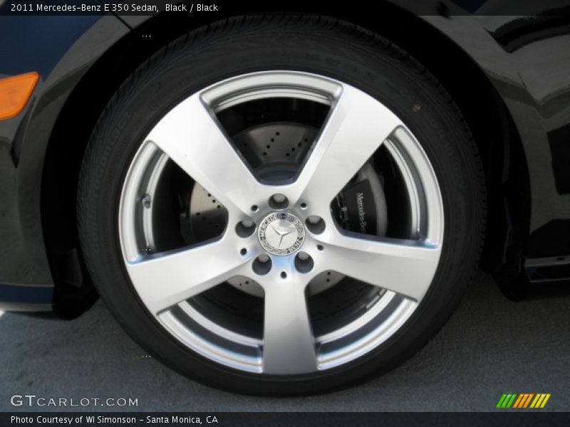 Black / Black 2011 Mercedes-Benz E 350 Sedan