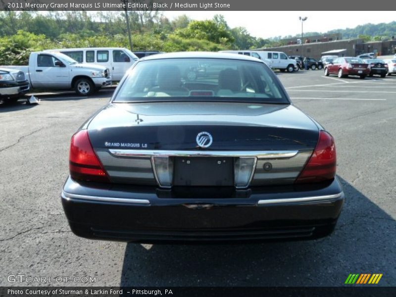 Black / Medium Light Stone 2011 Mercury Grand Marquis LS Ultimate Edition