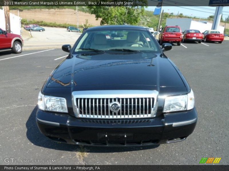 Black / Medium Light Stone 2011 Mercury Grand Marquis LS Ultimate Edition