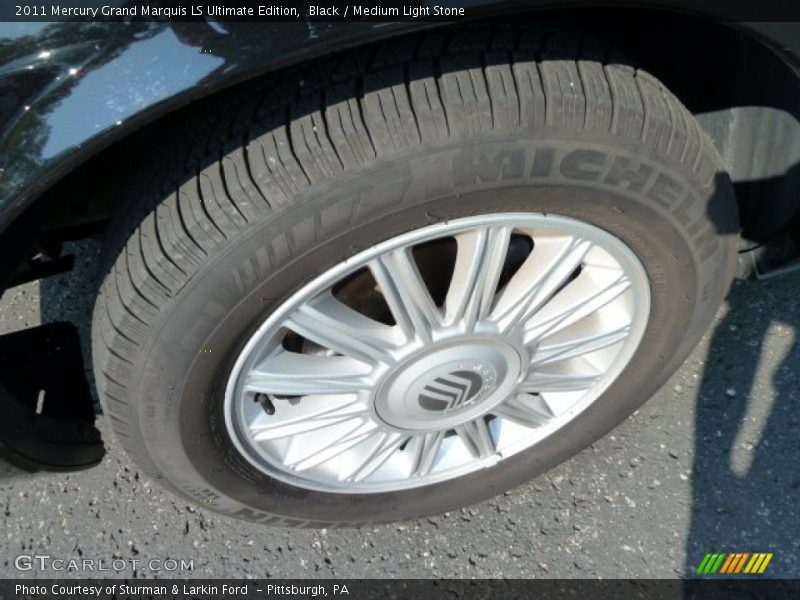 Black / Medium Light Stone 2011 Mercury Grand Marquis LS Ultimate Edition