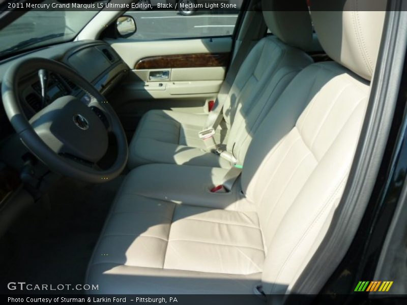 Black / Medium Light Stone 2011 Mercury Grand Marquis LS Ultimate Edition