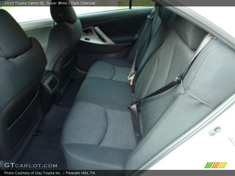 Super White / Dark Charcoal 2010 Toyota Camry SE