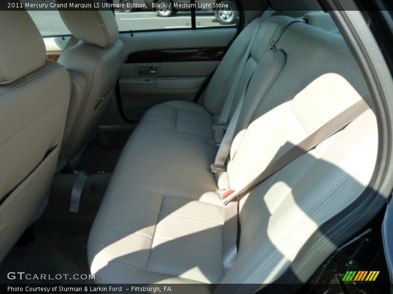 Black / Medium Light Stone 2011 Mercury Grand Marquis LS Ultimate Edition
