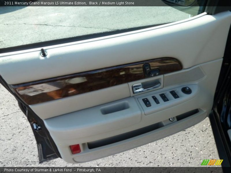 Black / Medium Light Stone 2011 Mercury Grand Marquis LS Ultimate Edition