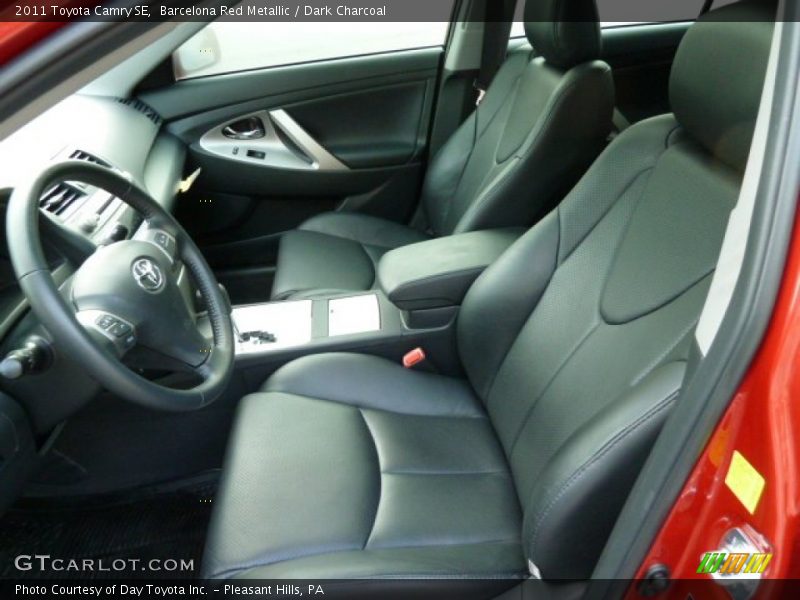 Barcelona Red Metallic / Dark Charcoal 2011 Toyota Camry SE