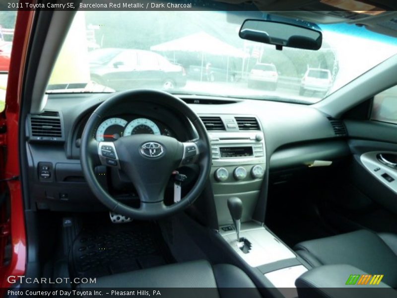 Barcelona Red Metallic / Dark Charcoal 2011 Toyota Camry SE