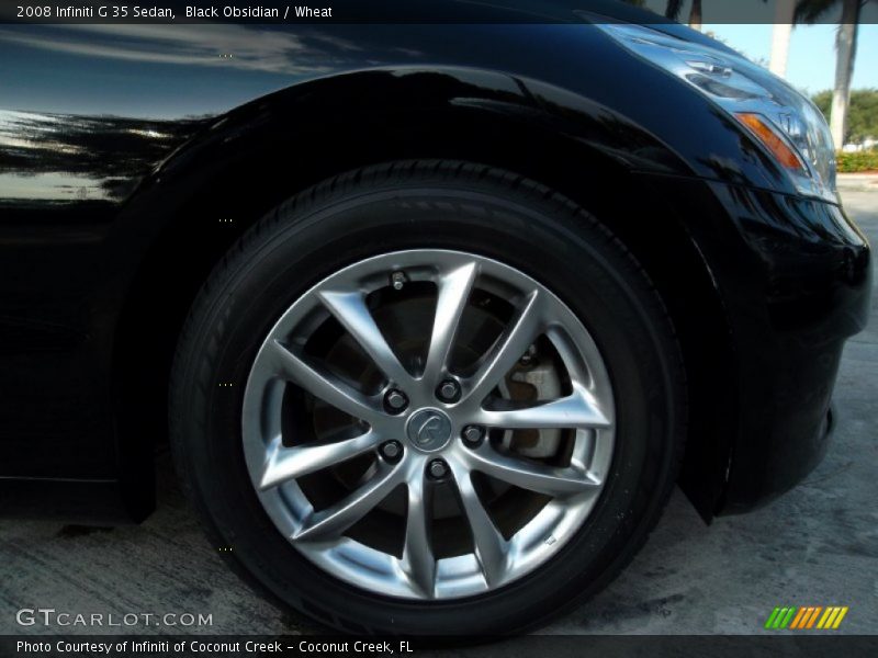 Black Obsidian / Wheat 2008 Infiniti G 35 Sedan