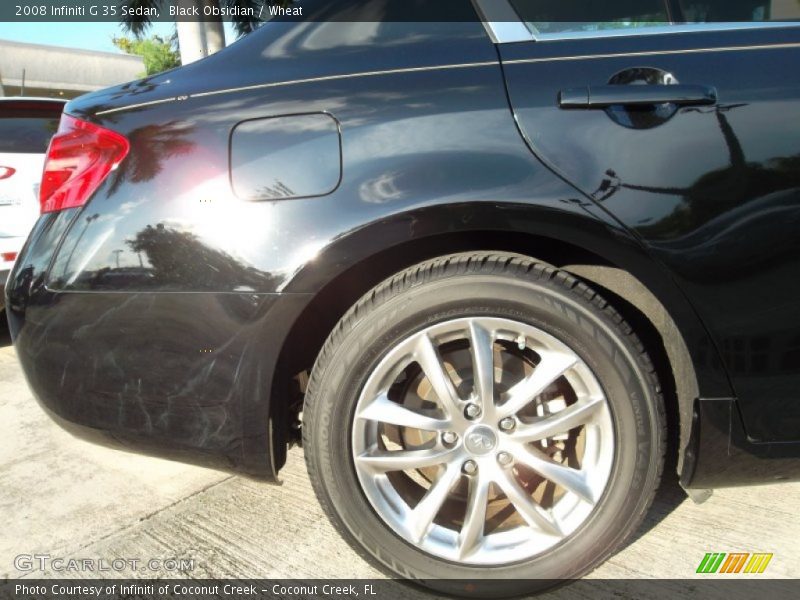 Black Obsidian / Wheat 2008 Infiniti G 35 Sedan