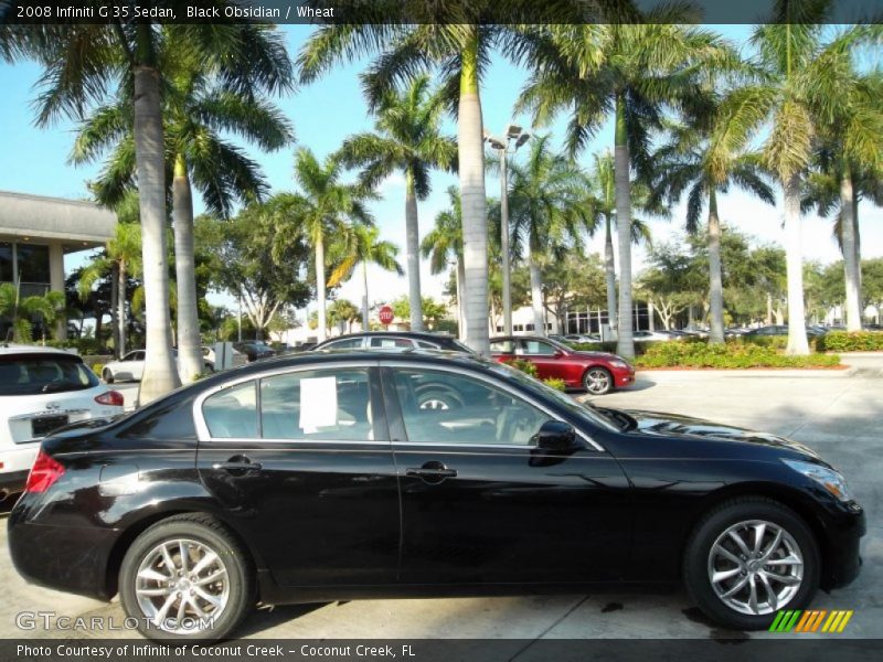 Black Obsidian / Wheat 2008 Infiniti G 35 Sedan