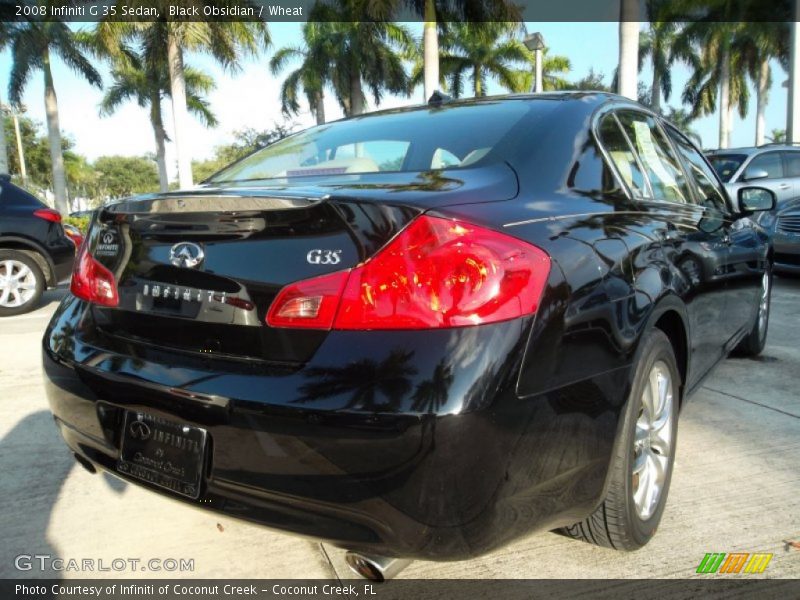 Black Obsidian / Wheat 2008 Infiniti G 35 Sedan