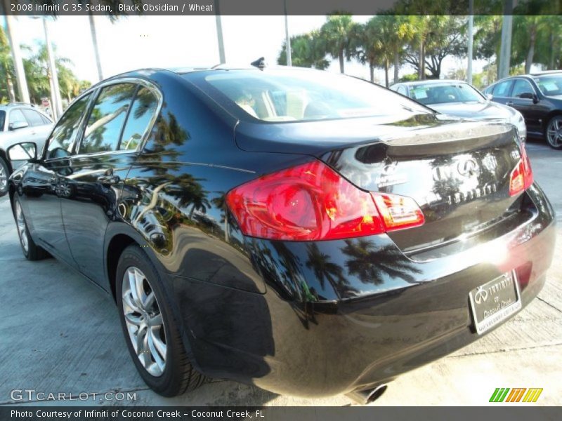 Black Obsidian / Wheat 2008 Infiniti G 35 Sedan