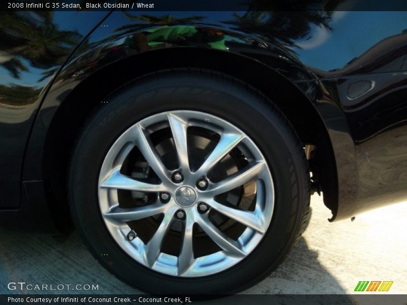 Black Obsidian / Wheat 2008 Infiniti G 35 Sedan