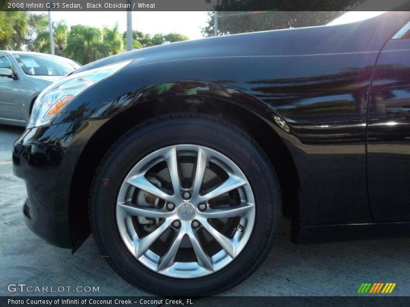 Black Obsidian / Wheat 2008 Infiniti G 35 Sedan