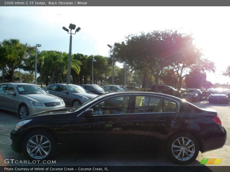 Black Obsidian / Wheat 2008 Infiniti G 35 Sedan
