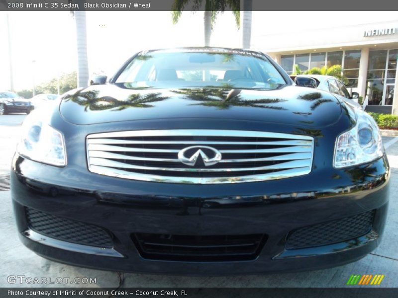 Black Obsidian / Wheat 2008 Infiniti G 35 Sedan