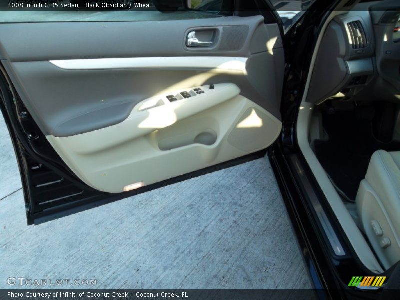 Black Obsidian / Wheat 2008 Infiniti G 35 Sedan