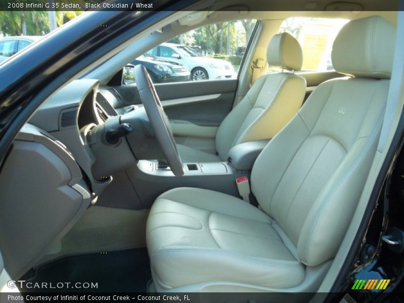 Black Obsidian / Wheat 2008 Infiniti G 35 Sedan